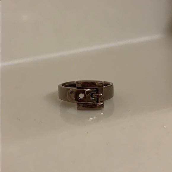 Michael Kors Jewelry - Michael Kors Brown Buckle Ring